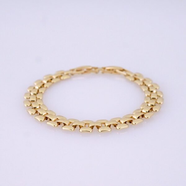 Women Bracelets/ Pulseras Dama/ Plain/ 14K Real Color// B1202 - Image 2