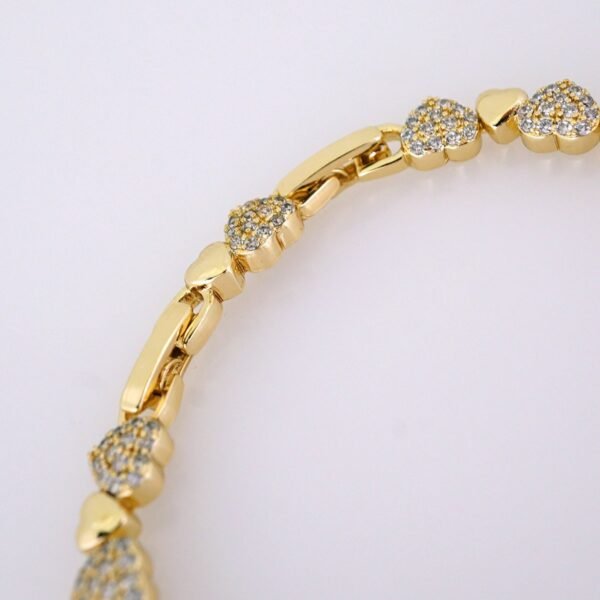Women Bracelets/ Pulseras Dama/ Zircon Stone/ 14K Real Color// B1203 - Image 3