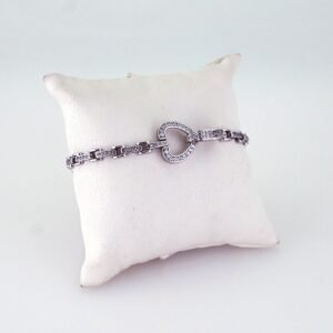 Women Bracelets/ Pulseras Dama/ Zircon Stone/ Silver Color// B1205