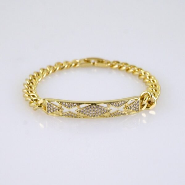 Women Bracelets/ Pulseras Dama/ Zircon Stone/ 14K Real Color// B1213 - Image 2