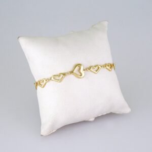 Women Bracelets/ Pulseras Dama/ Zircon Stone/ 14K Real Color// B1225