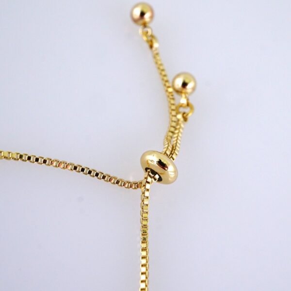 Women Bracelets/ Pulseras Dama/ Zircon Stone/ 14K Real Color// B1225 - Image 3