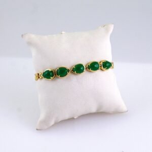 Women Bracelets/ Pulseras Dama/ Zircon Stone/ 14K Real Color// B1230