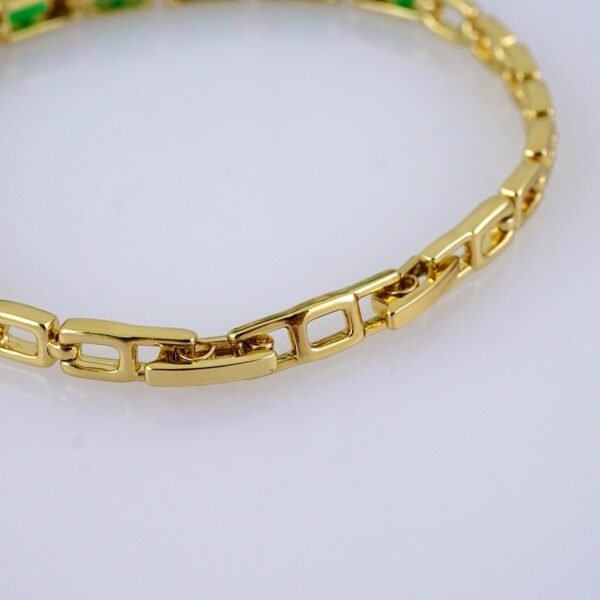 Women Bracelets/ Pulseras Dama/ Zircon Stone/ 14K Real Color/ Stainless Steel// B1236 - Image 3