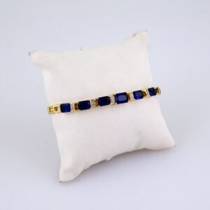 Women Bracelets/ Pulseras Dama/ Zircon Stone/ 14K Real Color/ Stainless Steel// B1240