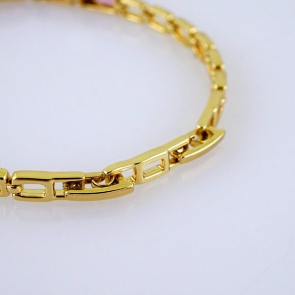 Women Bracelets/ Pulseras Dama/ Zircon Stone/ 14K Real Color/ Stainless Steel// B1241 - Image 3