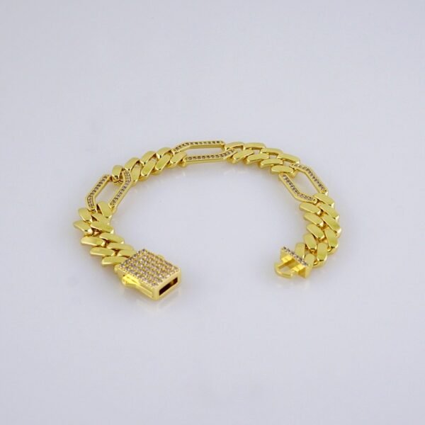 Bracelets/ Zircon Stone/ 14K Real Color/ 8mm/ Cierre Original/ Stainless Steel// B1246 - Image 3