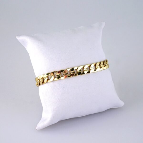 B1292 Bracelets Woman/ Pulseras Dama/ Plain/ 14K Real Color 8MM