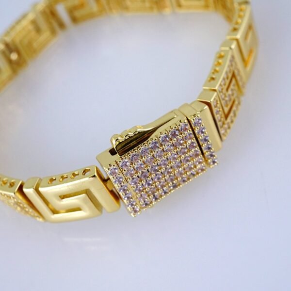 B1307 Bracelet - Pulseras/ Zircon Stone - 14K Real Color - Image 3