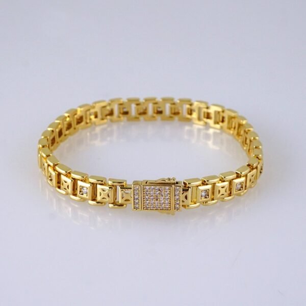 B1309 Bracelet - Pulseras/ Zircon Stone - 14K Real Color - Image 2