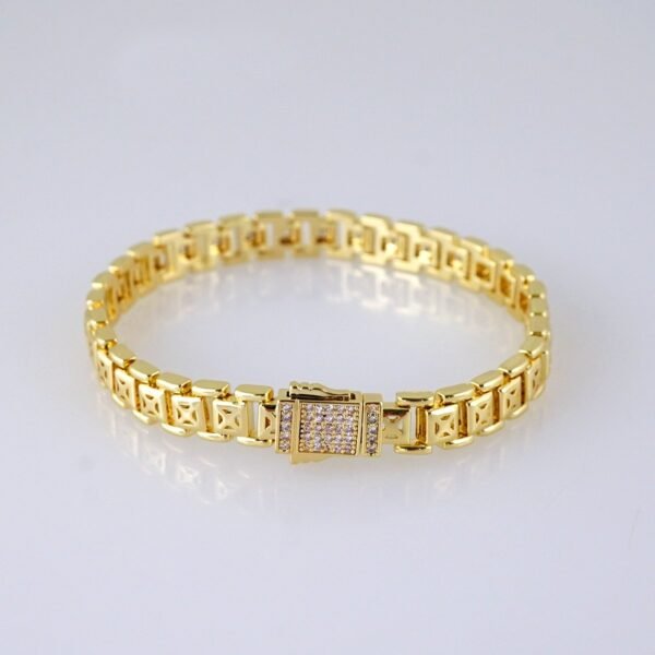 B1310 Bracelet - Pulseras/ Zircon Stone - 14K Real Color - Image 2