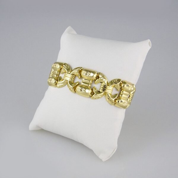 Bracelets Woman/ Pulseras Dama/ Plain/14K Real Color// B237
