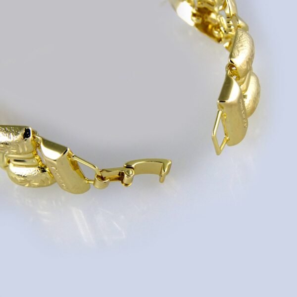 Bracelets Woman/ Pulseras Dama/ Plain/14K Real Color// B237 - Image 3
