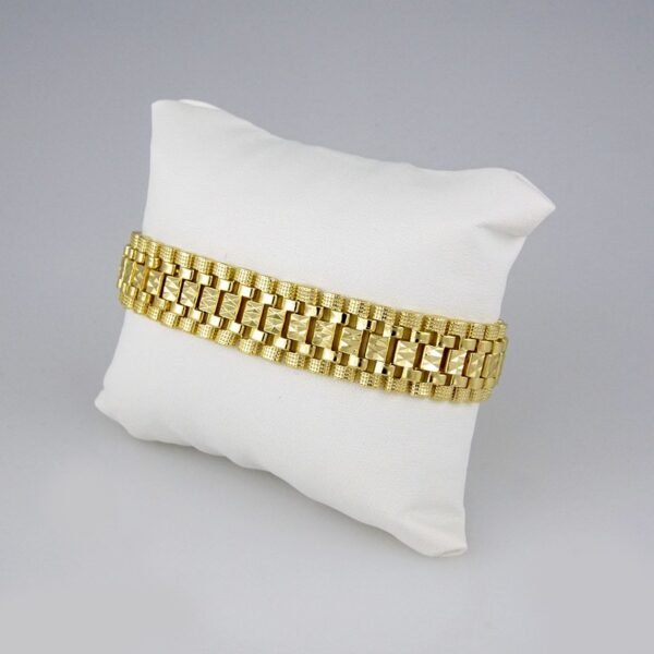 Bracelets Woman/ Pulseras Dama/  Plain/ 14K Real Color// B241