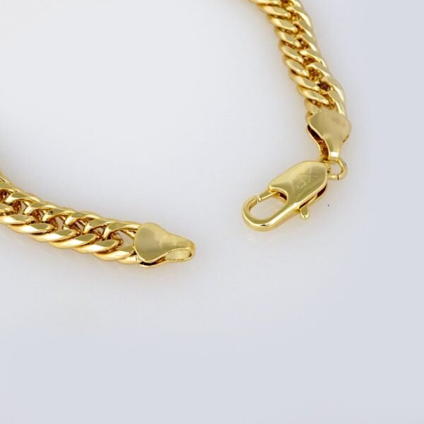 Bracelets Woman/ Pulseras Dama/  Plain/ 14K Real Color// B256 - Image 3