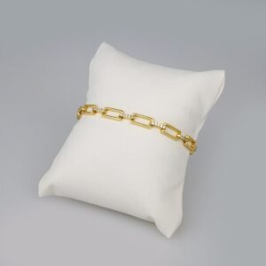 Bracelets Woman/ Pulseras Dama/  Zircon Stone/ 14K Real Color// B257