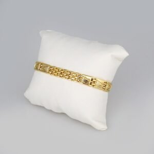 Bracelets Woman/ Pulseras Dama/  Zircon Stone/  14K Real Color// B280