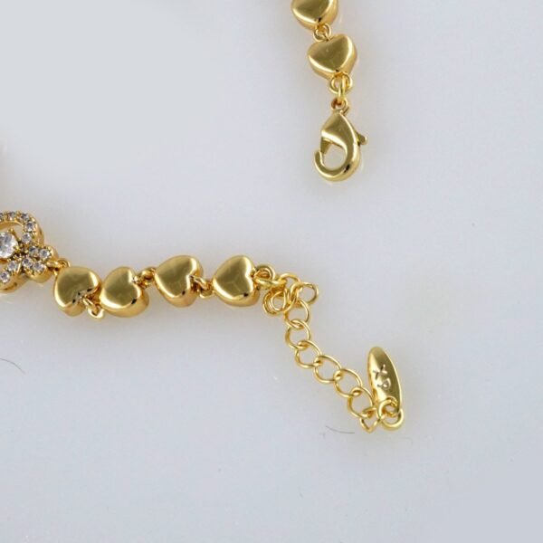 Bracelets Woman/ Manillas Mujer/  14K Real Color/ Zircon Stone// B282 - Image 3