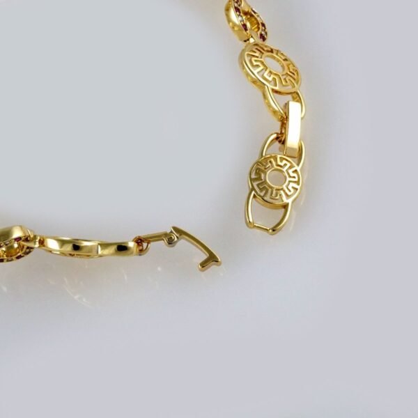 Bracelets Woman/ Manillas Mujer/  14K Real Color/ Zircon Stone// B284 - Image 3
