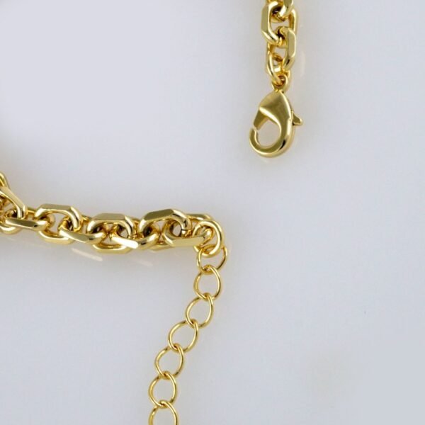 Bracelets Woman/ Manillas Mujer/  14K Real Color/ Zircon Stone// B285 - Image 3