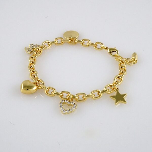 Bracelets Woman/ Pulseras Dama/  Zircon Stone/  14K Real Color// B288 - Image 2
