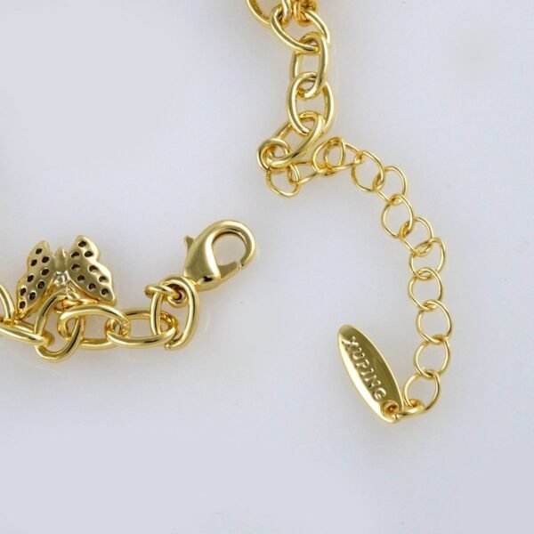 Bracelets Woman/ Pulseras Dama/  Zircon Stone/  14K Real Color// B289 - Image 3