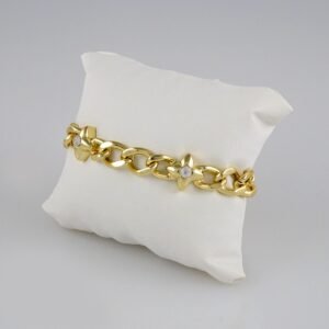 Bracelets Woman/ Pulseras Dama/  Zircon Stone/  14K Real Color// B290
