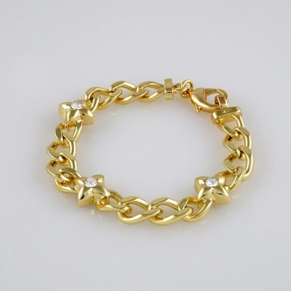 Bracelets Woman/ Pulseras Dama/  Zircon Stone/  14K Real Color// B290 - Image 2