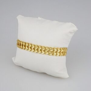 Bracelets Woman/ Pulseras Dama/  Plain/  14K Real Color// B314