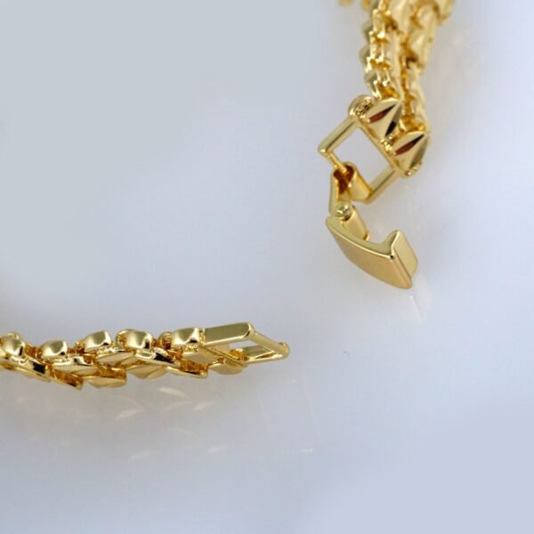 Bracelets Woman/ Pulseras Dama/  Plain/  14K Real Color// B314 - Image 3