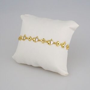 Bracelets Woman/ Manillas Mujer/ 14K Real Color/Zircon Stone// B321