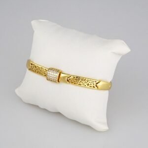 Bracelets Woman/ Pulseras Dama/  Zircon Stone/  14K Real Color// B329