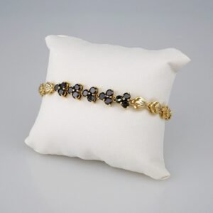 Bracelets Woman/ Pulseras Dama/  Zircon Stone/  14K Real Color// B337