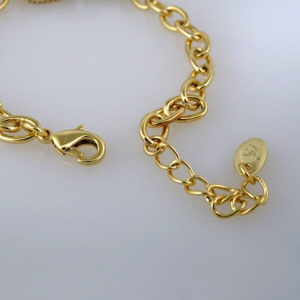 Bracelets Woman/ Manillas Mujer/ 14K Real Color/Zircon Stone// B367 - Image 3