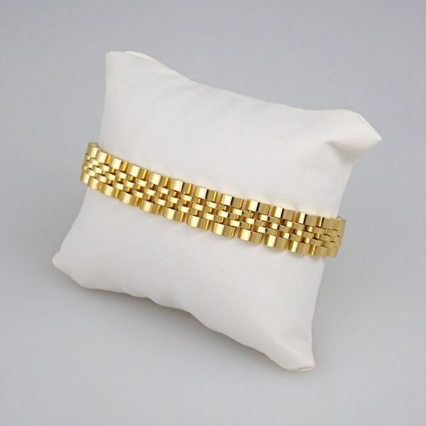 Bracelets Woman/ Manillas Mujer/  14K Real Color/  Plain// B369