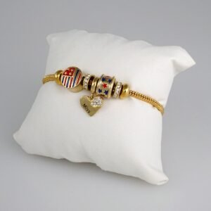 Women Bracelets/ Pulseras Dama/ Zircon Stone/ 14K Real Color// B376