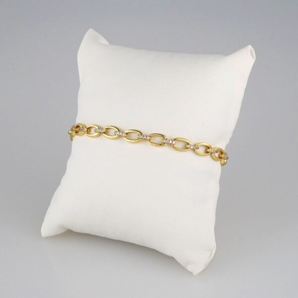 Bracelets Woman/ Manillas Mujer/ 14K Real Color/Zircon Stone// B384