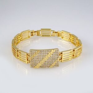 Bracelets Woman/ Manillas Mujer/ 14K Real Color/Zircon Stone// B391