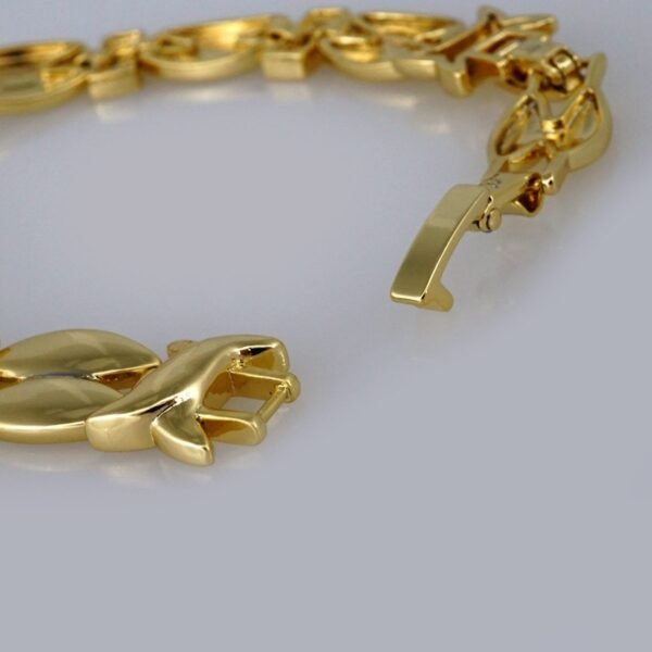 Bracelets Woman/ Manillas Mujer/ 14K Real Color/Zircon Stone// B408 - Image 3