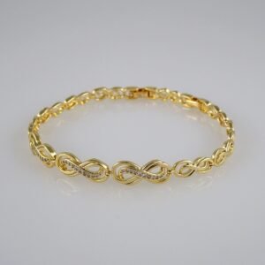Bracelets Woman/ Manillas Mujer/ 14K Real Color/Zircon Stone// B432
