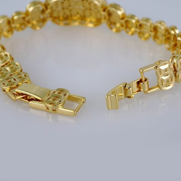 Bracelets Woman/ Manillas Mujer/ 14K Real Color/Zircon Stone// B455 - Image 3