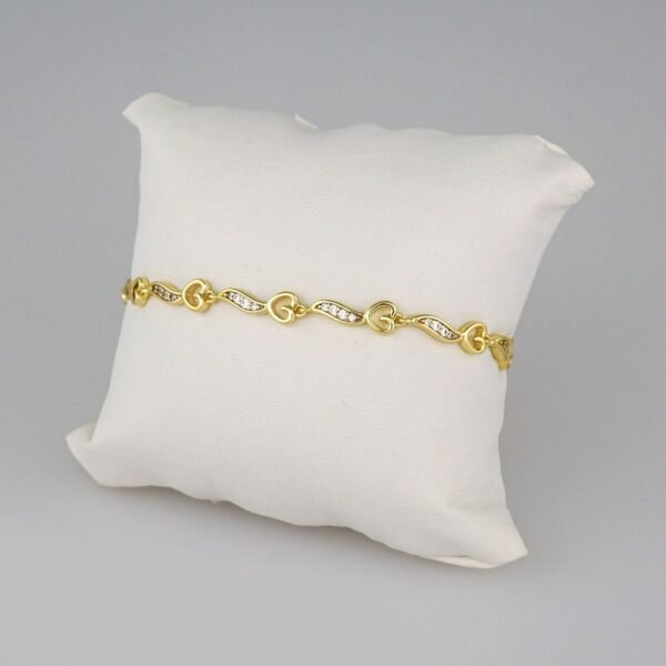 Women Bracelets/ Pulseras Dama/ Zircon Stone/14K Real Color// B491 - Image 2