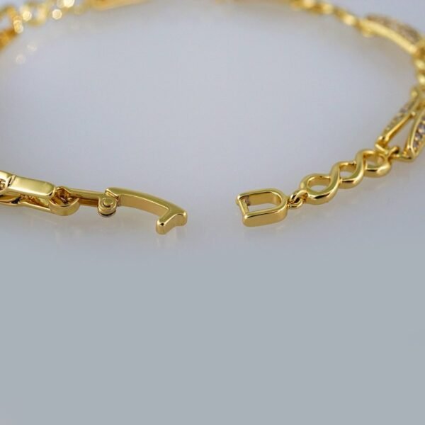 Women Bracelets/ Pulseras Dama/ Zircon Stone/14K Real Color// B493 - Image 3