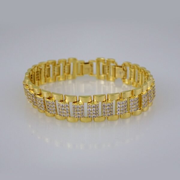 Women Bracelets/ Pulseras Dama/ Zircon Stone/14K Real Color// B494 - Image 2