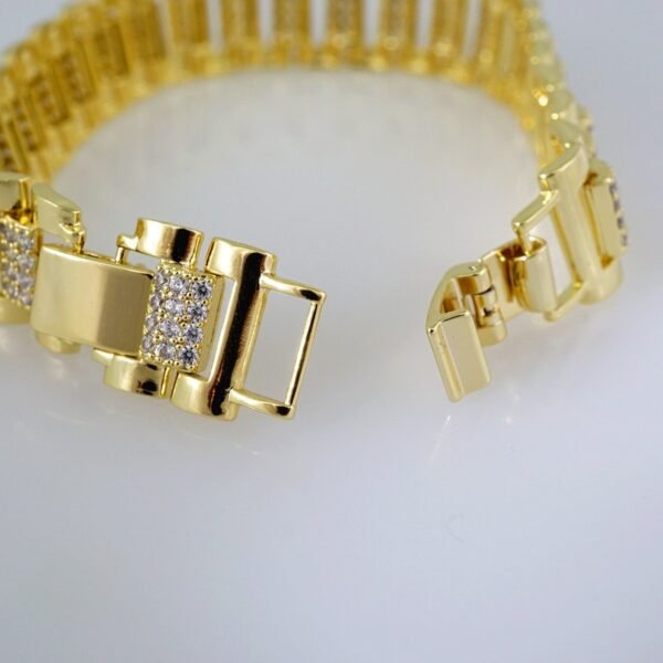 Women Bracelets/ Pulseras Dama/ Zircon Stone/14K Real Color// B494 - Image 3