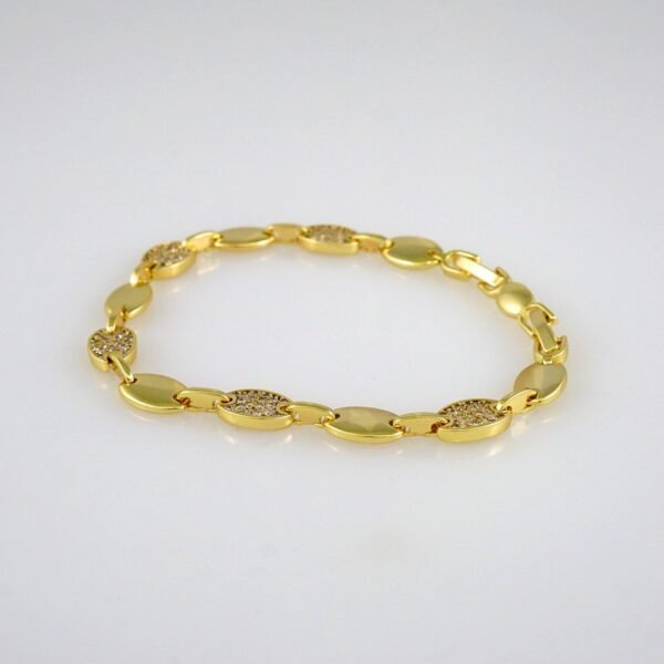 Women Bracelets/ Pulseras Dama/ Zircon Stone/14K Real Color// B522 - Image 2