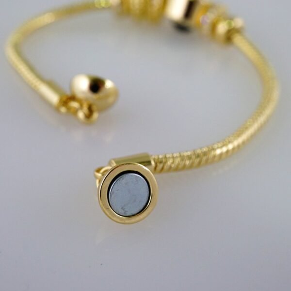 Women Bracelets/ Pulseras Dama/ Zircon Stone/14K Real Color/ Cierre Original// B538 - Image 3