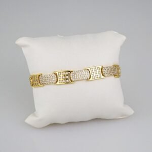 Women Bracelets/ Pulseras Dama/  Zircon Stone/ 14K Real Color// B545