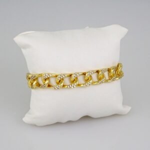 Women Bracelets/ Pulseras Dama/  Zircon Stone/ 14K Real Color// B546