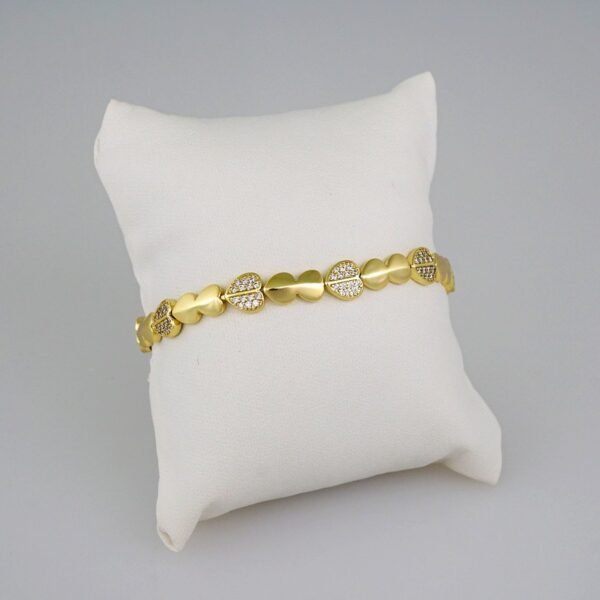 Women Bracelets/ Pulseras Dama/  Zircon Stone/ 14K Real Color// B547